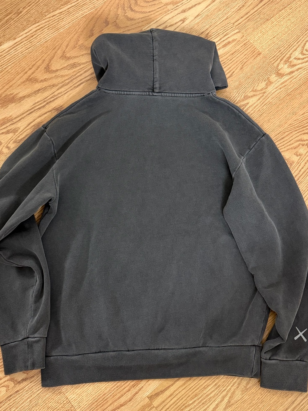 KAWS Black Hoodie with Grey Character Graphic - Picture 4 of 4